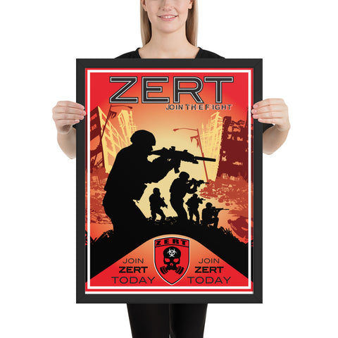 Image of ZERT Join Today Framed Wall Art