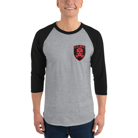 Image of ZERT 3/4 Sleeve Raglan Baseball Shirt