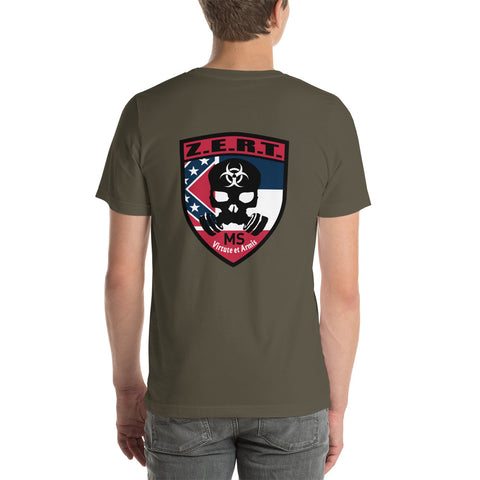 Image of ZERT Mississippi State Troop Short-Sleeve Unisex T-Shirt