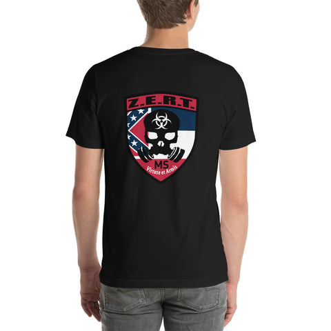 Image of ZERT Mississippi State Troop Short-Sleeve Unisex T-Shirt