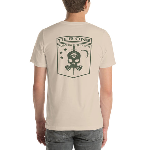 Image of Tier One Zombie Hunter OD Green Short-Sleeve Unisex T-Shirt